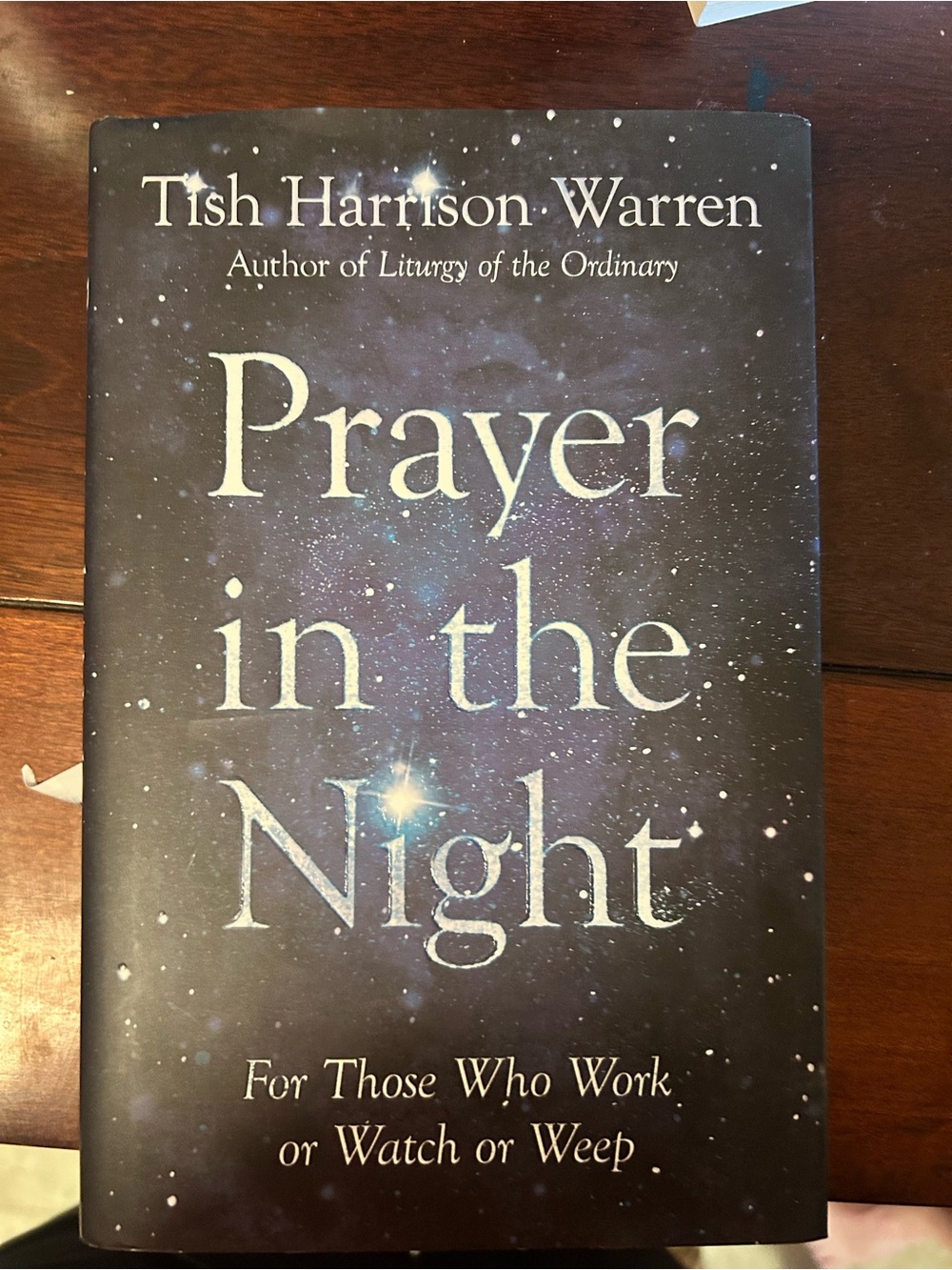 Prayer in the Night by Tish Harrison Warren - Starry Black Cover